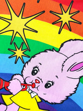 Load image into Gallery viewer, Le't Fuck Shit Up Trumpet Bunny Tea Towel

