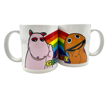 Load image into Gallery viewer, Oh Geoffrey Rainbow Ceramic Mug
