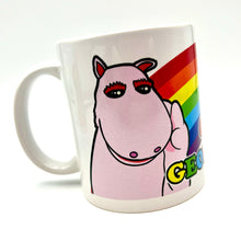 Load image into Gallery viewer, Oh Geoffrey Rainbow Ceramic Mug
