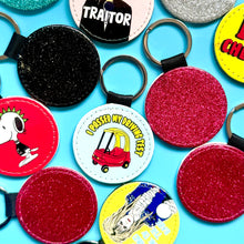 Load image into Gallery viewer, Cats Don't Give A F*** Keyring
