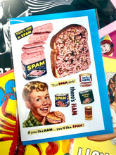 Load image into Gallery viewer, Spam Retro Greetings Card
