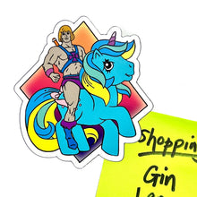 Load image into Gallery viewer, My Little He-Man 1980s Inspired Fridge Magnet
