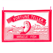 Load image into Gallery viewer, fortune Teller Miracle Fish Tea Towel
