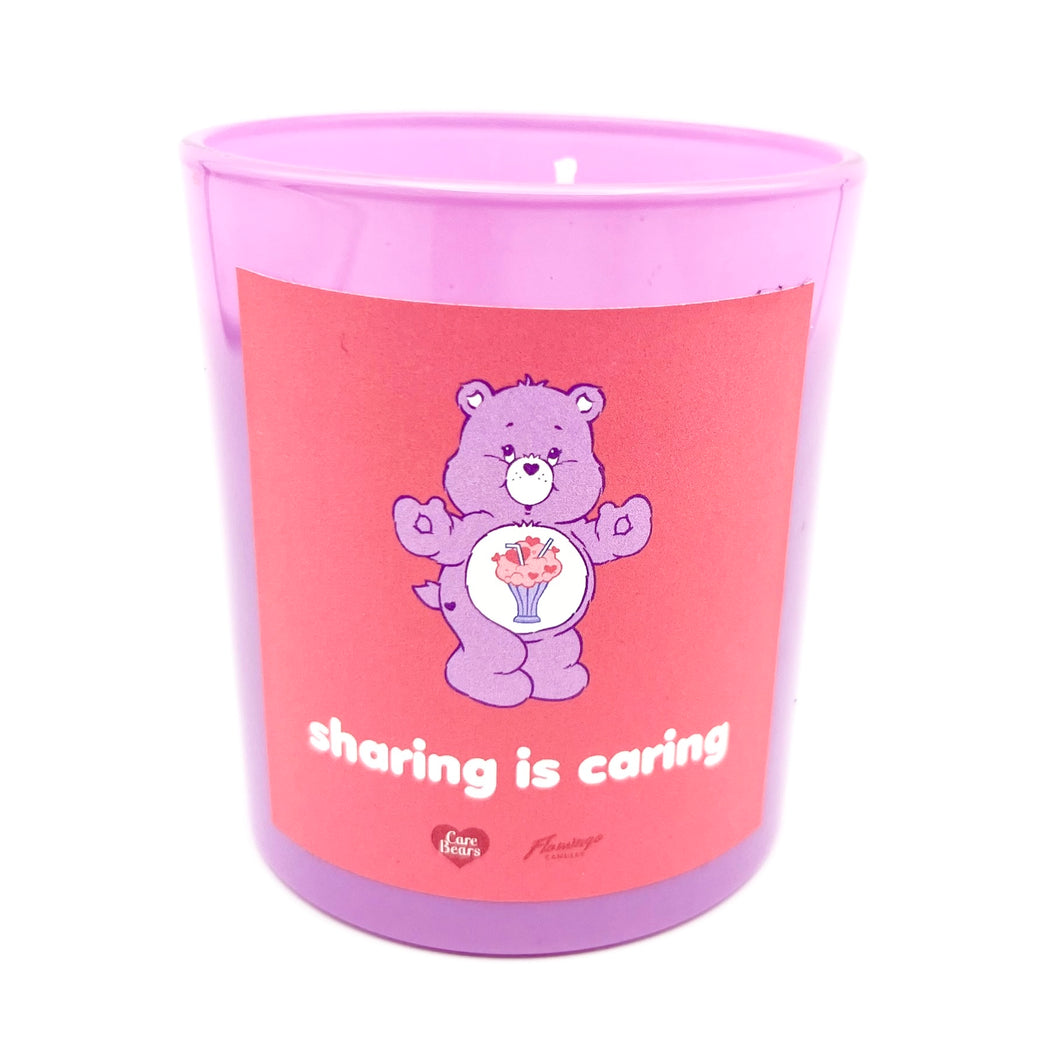 Sharing is Caring Watermelon Scented Care Bear Candle Jar