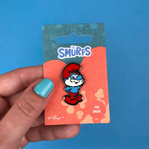 Papa Smurf Enamel Pin Badge