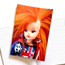 Load image into Gallery viewer, Punk Rock Sindy A5 Notebook
