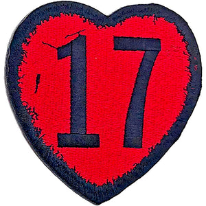 The Sex Pistols 17 Heart Iron On Patch