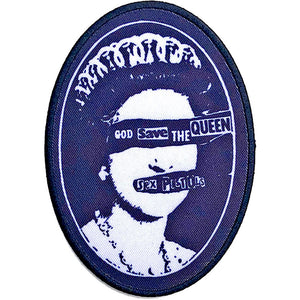 The Sex Pistols God Save The Queen Iron On Patch