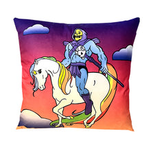Load image into Gallery viewer, Starlite Skeletor Faux Suede Cushion
