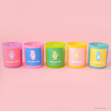 Load image into Gallery viewer, Sharing Is Caring Care Bear Watermelon, Peach &amp; LimeCandle Jar
