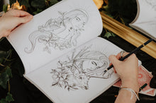 Load image into Gallery viewer, Ruby Rose Designs Tattoo Colouring Book

