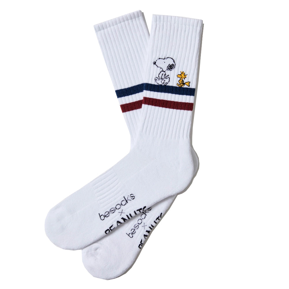 Snoopy & Woodstock Peanuts Ribbed socks