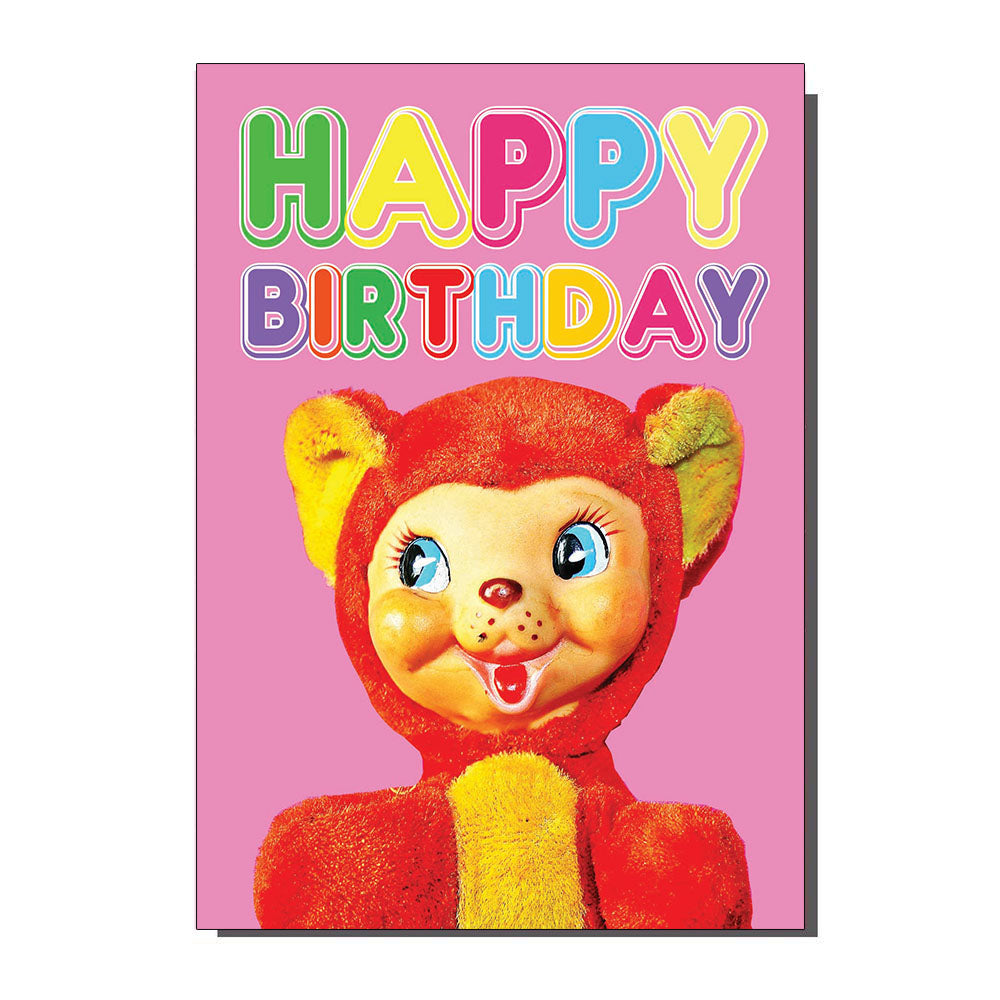Happy Birthday Bear Greetings Card
