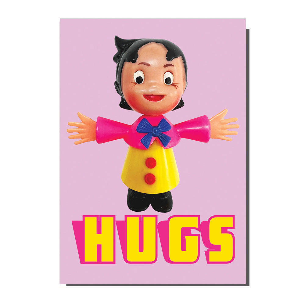 Hugs Greetings Card