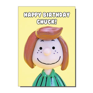 Happy Birthday Chuck Greetings Card