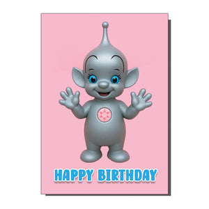 Happy Birthday Alien Inspired Greetings Card