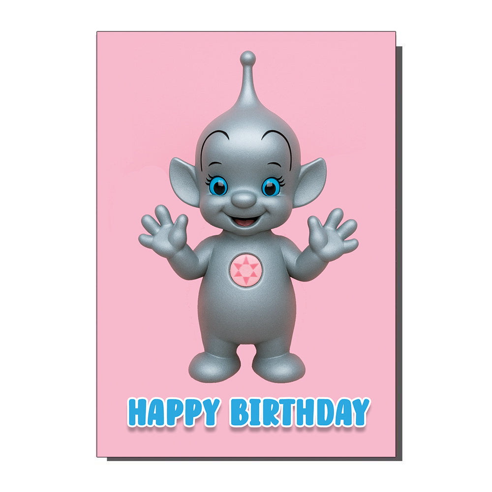 Happy Birthday Alien Inspired Greetings Card