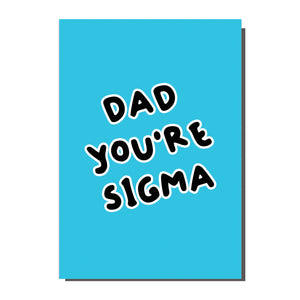 Dad You're Sigma Greetings Card