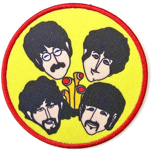 The Beatles Yellow Submarine Periscopes & Heads Sew On Patch