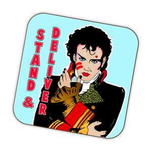 Stand & Deliver Adam Ant Inspired  Drinks Coaster