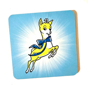 Kitsch Bambi Inspired Drinks Coaster