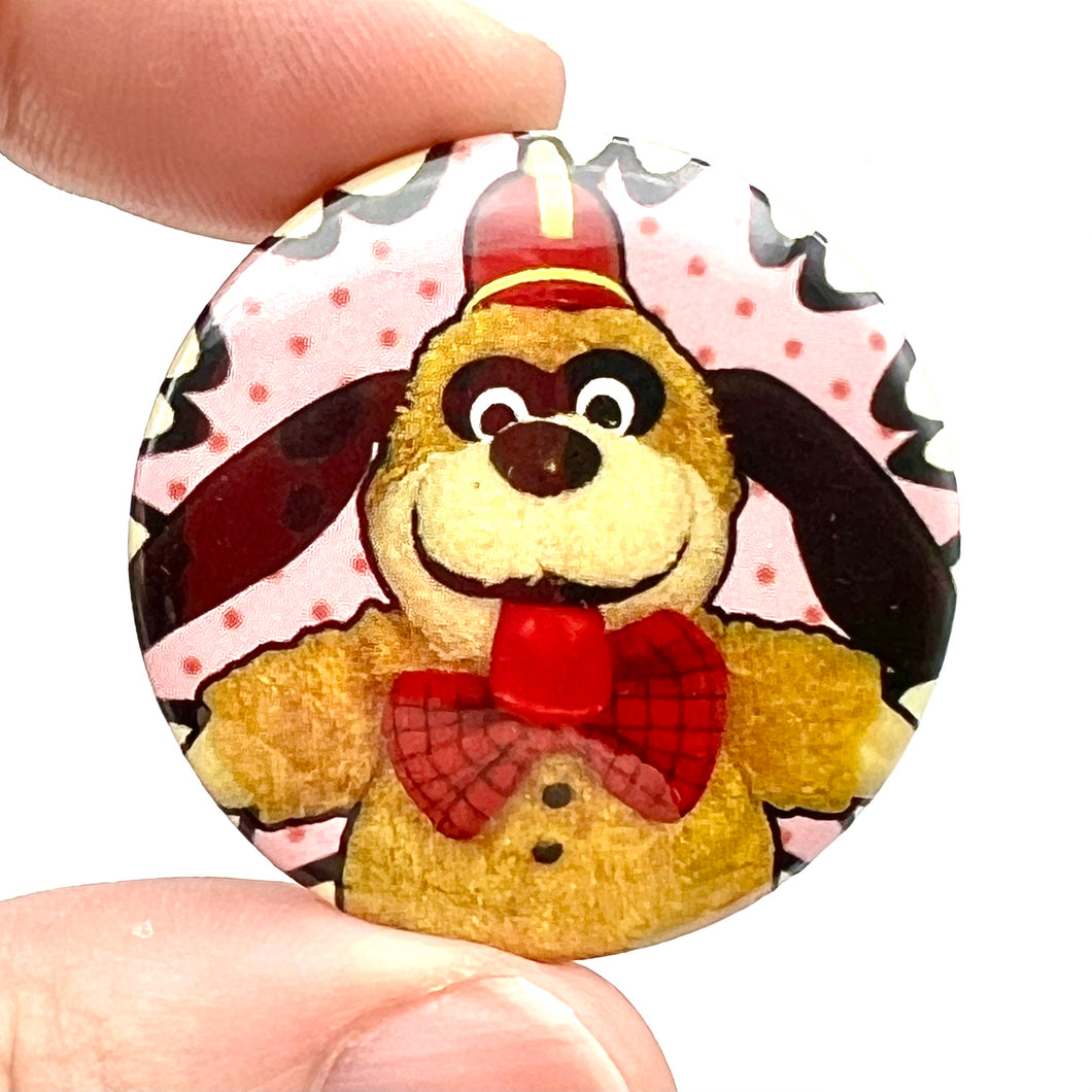 Banana Splits Fleagul The Dog 1970s Inspired Button Pin Badge