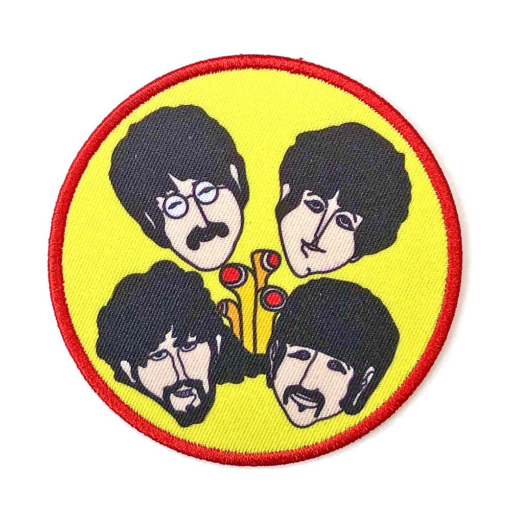 The Beatles Yellow Submarine Periscopes & Heads Sew On Patch