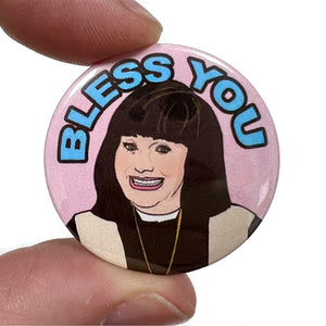 Bless You Vicar Of Dibley Inspired Button Pin Badge