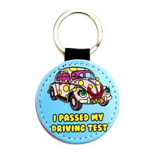 Load image into Gallery viewer, You Passed Your Driving Test Mr Blobby Inspired Keyring
