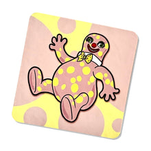 Load image into Gallery viewer, Mr Blobby Inspired Drinks Coaster
