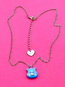 Little Grumpy Bear Care Bear Necklace