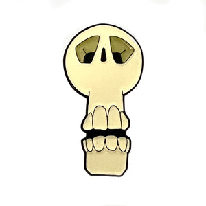 Boney Skull Inspired Enamel Pin