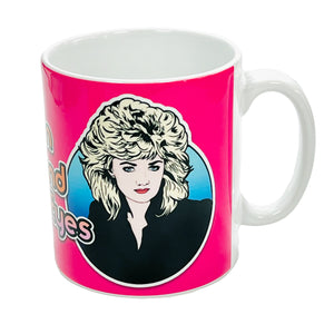 Turn Around Bright Eyes Bonnie Tyler 1980s Inspired Ceramic Mug