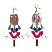 Load image into Gallery viewer, Melty Bunny Popsicle Mirror  Necklace
