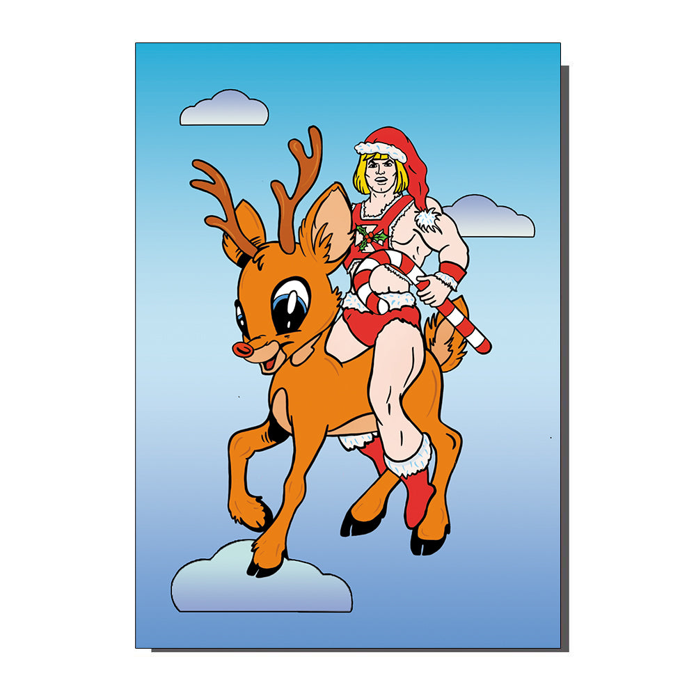 The Power of Christmas He-Man / Bambi Inspired Christmas Card