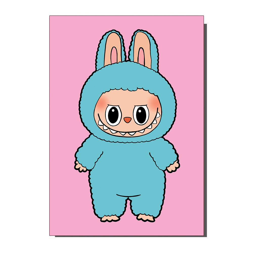 Cute Monster Greetings Card