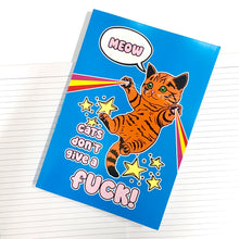 Load image into Gallery viewer, Cats Don't Give A F*** Notebook
