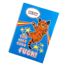 Load image into Gallery viewer, Cats Don't Give A F*** Notebook
