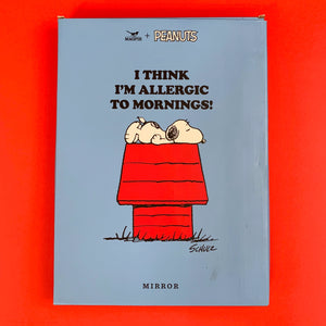 Peanuts I'm Allergic To Mornings Wall  Mirror