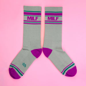 MILF Unisex Ribbed Socks