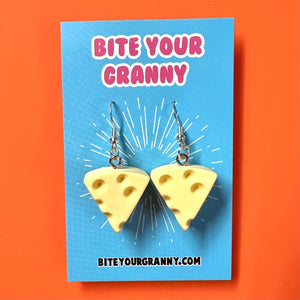 I ❤️ Cheese Earrings