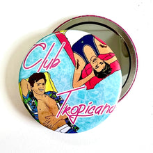 Load image into Gallery viewer, Club Tropicana Wham 1980s Inspired Pocket Hand Mirror
