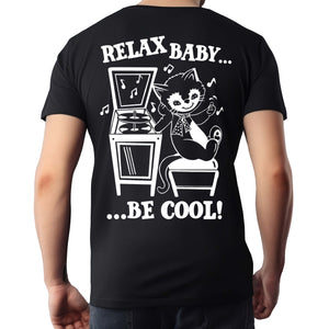 Relax Baby Be Cool, Cat Unisex T-shirt