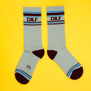 DILF Unisex Ribbed Socks