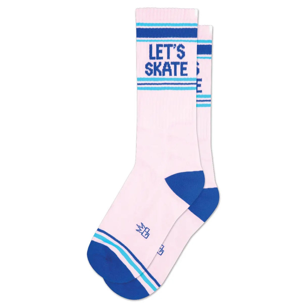 Lets Skate Unisex Ribbed Socks