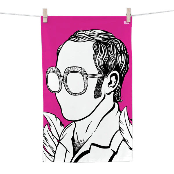 Elton John Tea Towel