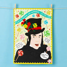 Load image into Gallery viewer, The Child Catcher Chitty Chitty Bang Bang Inspired Tea Towel
