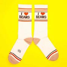 Load image into Gallery viewer, I ❤️ Beans Unisex Ribbed Socks
