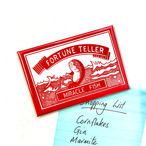 Fortune Teller Miracle Fish Inspired Fridge Magnet