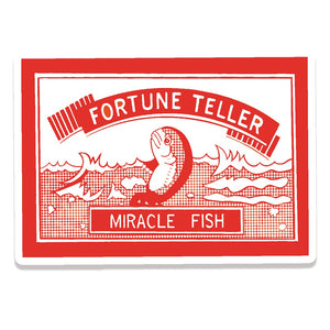 Fortune Teller Miracle Fish Inspired Vinyl Sticker